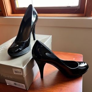Marc Fisher Black Patent Leather Heels - 7M
